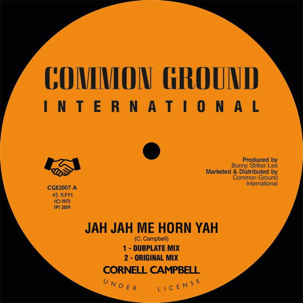 Cornell Campbell | Jah Jah Me Horn Yah 12"