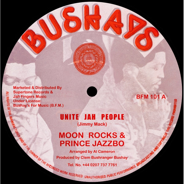 Moon Rocks & Prince Jazzbo Unite | Jah People / Have No Fear 12"