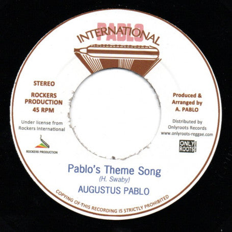 Augustus Pablo | Pablo's Theme Song 7"