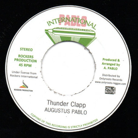 Augustus Pablo | Thunder Clapp 7"