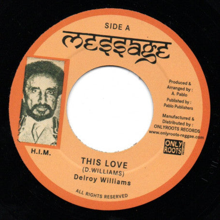 Delroy Williams | This Love 7"