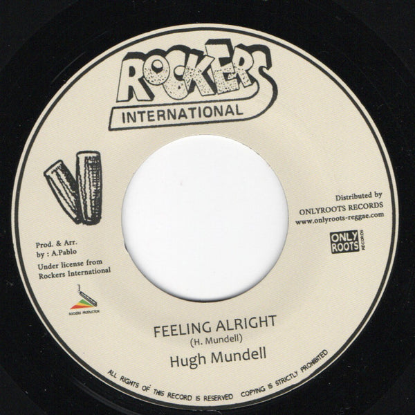 Hugh Mundell | Feeling Alright 7"