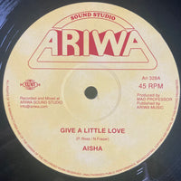 Aisha / Jah Shaka, Norman Twinkle & Mad Professor | Give A Little Love / African Message Dub 12"