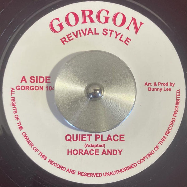 Horace Andy / King Tubby & The Aggrovators ‎| Quiet Place / Dub Place 7"