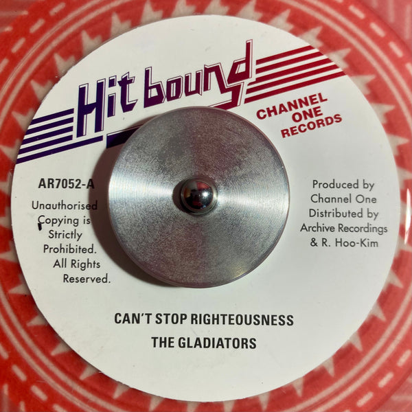 The Gladiators | Can't Stop Righteousness 7"