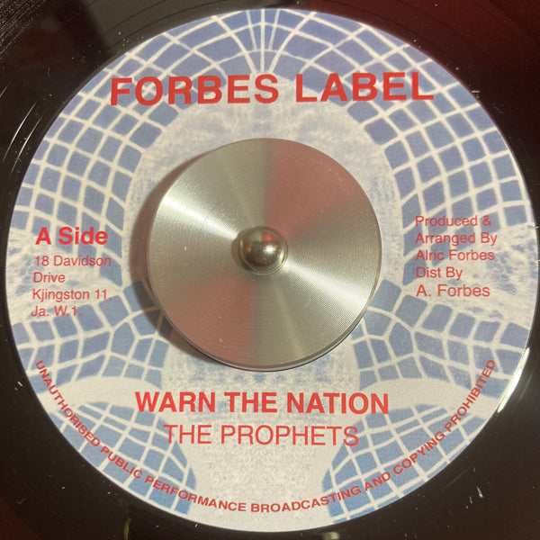 The Prophets | Warn The Nation 7"