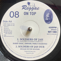 Kenny Knots / Barry Issac ‎| Never Get Burn / Soldiers Of Jah 10"