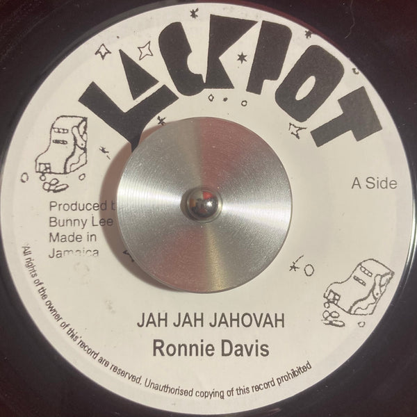 Ronnie Davis | Jah Jah Jahovah 7"