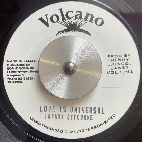 Johnny Osbourne / Scientist | Love Is Universal 7"