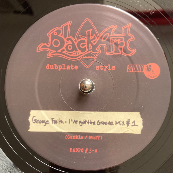George Faith | I've Got The Groove (Dubplate Mixes) 10"
