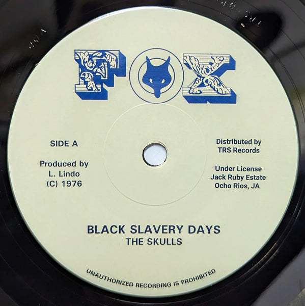The Skulls | Black Slavery Days 7"