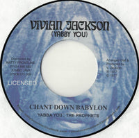 Yabby You & Prophets | Chant Down Babylon 7"