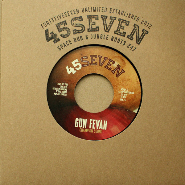 Champion Sound | Gun Fevah / Wise Man 7"