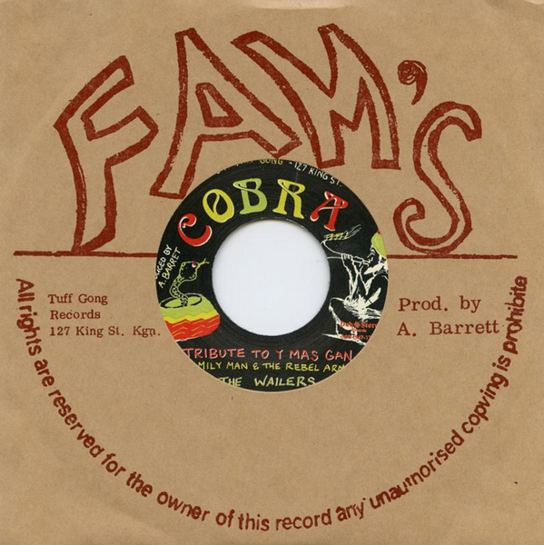 Family Man & The Rebel Arms / The Wailers | Tribute To Y Mas Gan / Steppers Rock 7"