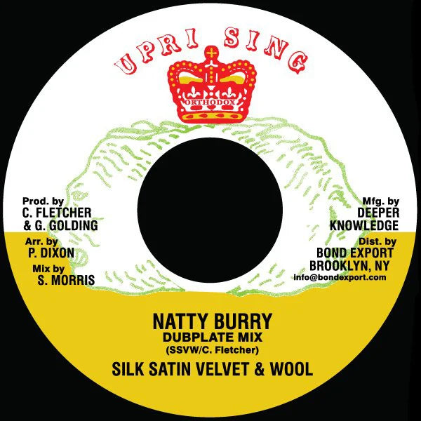 Silk, Satin, Velvet & Wool | Natty Burry (Dubplate Mixes) 7"