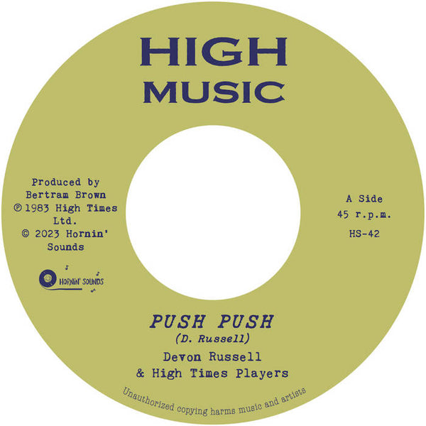 Devon Russell & High Times Players | Push Push / Yesterday's Tomorrow 7"