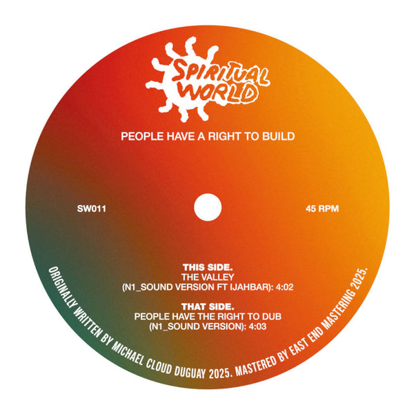 N_1 Sound Ft. IJAHBAR | The Valley 10"