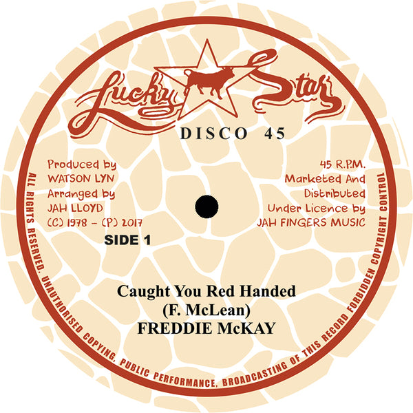 Freddie McKay | Caught You Red Handed / Jah Love I 12"