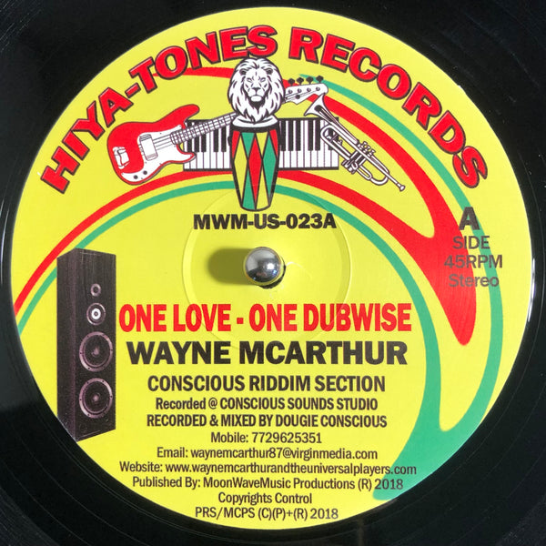 Wayne 'Rueben' McArthur - One Love / One Dubwise 12"