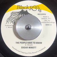 Sugar Minott | The People Have To Know 7"