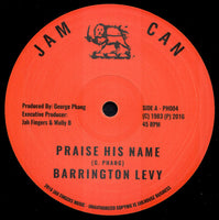 Barrington Levy ‎| Praise His Name 12"